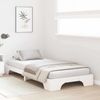 vidaXL Bettrahmen Weiß 75 x 190 cm Massives Kiefernholz 872888 Bild 3
