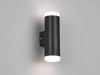 LED Badezimmer Wandleuchte RAY Up and Down in Schwarz - Spiegelleuchte, H:17cm Bild 3