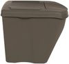 vidaXL Stapelbare Mülleimer 3 Stk. Grau 75 L Polypropylen 152198 Bild 5
