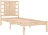 vidaXL Massivholzbett Kiefer 90x200 cm [3104203] Bild 4