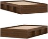 vidaXL Bettgestell Braun Eichen-Optik 120x190 cm 3203900 Bild 4