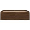 vidaXL Bettgestell Braun Eichen-Optik 120x190 cm 3203900 Bild 2