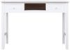vidaXL Schreibtisch Weiß 108x45x76 cm Massivholz Paulownia 338537 Bild 4