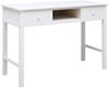 vidaXL Schreibtisch Weiß 108x45x76 cm Massivholz Paulownia 338537 Bild 2