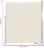 vidaXL Ausziehbare Seitenmarkise 160x500 cm Creme 45461 Bild 5