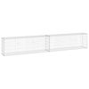 vidaXL Gabionenwand mit Abdeckung Verzinkter Stahl 300x30x50 cm 147820 Bild 2