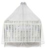 Lorelli Babybetthimmel, Baldachin 480x150 cm Insektenschutz Babybett Laufstall blau Bild 4