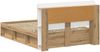 vidaXL Bettgestell mit Stauraum Artisan-Eiche 140 x 190 cm 3433486 Bild 5