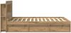 vidaXL Bettgestell mit Stauraum Artisan-Eiche 140 x 190 cm 3433486 Bild 4