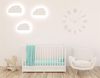 Carpe Sonno Baby Feinjersey Bettlaken aus 100% Baumwolle - 60-70x120-140 cm, Aqua Bild 2