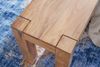 Esszimmer Sitzbank Massiv-Holz Akazie 120 x 45 x 35 cm Design Holz-Bank Natur-Produkt Küchenbank Landhaus-Stil dunkel-braun Bank 3-Sitzer für innen ohne Rücken-Lehne Echt-Holz unbehandelt Bild 3