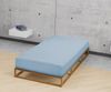 Castell Jersey-Stretch-Spannbetttuch, Taubenblau, 1x 90x190 cm - 100x200 cm, 90x200 cm Bild 2