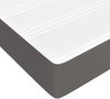 vidaXL Taschenfederkernmatratze Mittel Grau 100x200x20 cm Kunstleder 347746 Bild 5
