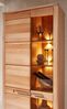 Wohnwand >Nature One< 4-teilig, mit LED, FSC, in Kernbuche teimassiv - 390x203x45cm (B/H/T) Bild 5