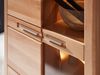 Wohnwand >Nature One< 4-teilig, mit LED, FSC, in Kernbuche teimassiv - 390x203x45cm (B/H/T) Bild 4