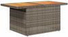 vidaXL 8-tlg. Garten-Sofagarnitur mit Kissen Grau Poly Rattan 3327014 Bild 5