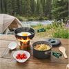 Novzep Geschirr-Set 8st Camping Kochgeschirr Set Outdoor Geschirr Set schnell erhitzend (8-tlg), Topf Pfanne Anti-Verbrühungsgriffen Bild 2