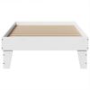 vidaXL Massivholzbett ohne Matratze Weiß 100x200 cm Kiefernholz 855362 Bild 4