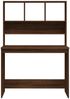 vidaXL Schreibtisch mit Regal Braun Eiche 102x45x148 cm Holzwerkstoff 823007 Bild 5