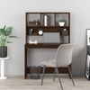 vidaXL Schreibtisch mit Regal Braun Eiche 102x45x148 cm Holzwerkstoff 823007 Bild 3