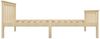 vidaXL Massivholzbett Helles Holz Kiefernholz 100x200 cm 283221 Bild 4