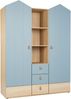 6-teiliges Babymöbel-Megaset »Roofy« mit 2-trg. Kleiderschrank, Salbei / Nagano Oak, Arthur Berndt Bild 3