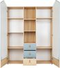 6-teiliges Babymöbel-Megaset »Roofy« mit 2-trg. Kleiderschrank, Salbei / Nagano Oak, Arthur Berndt Bild 4
