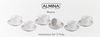Bloomy Mokkatassen-Set mit Untertellern 75 ml aus Porzellan - 12-tlg Bild 5