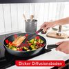 Tefal C38804 Bratpfanne aus hartem Titan Essential, 24 cm, Antihaftbeschichtung mit Titanpartikeln, Temperaturanzeige, spülmaschinenfest, Schwarz Bild 4