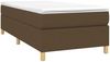 vidaXL Boxspringbettgestell Dunkelbraun 90x190 cm Stoff 3120924 Bild 3