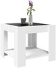 vidaXL LED-Couchtisch Weiß 53x53x45 cm Holzwerkstoff 847539 Bild 5
