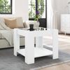 vidaXL LED-Couchtisch Weiß 53x53x45 cm Holzwerkstoff 847539 Bild 4