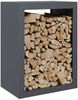 vidaXL Brennholzregal Anthrazit 60x40x80 cm Stahl 850998 Bild 3