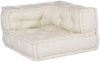 vidaXL 2-Sitzer-Modulsofa Creme 140x70x36 cm Stoff 4019024 Bild 4