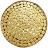 FINEBUY Couchtisch FB74465 Sofatisch Alu Wohnzimmertisch 66cm Loungetisch Metall Rund (Strukturierte Metalloberfläche mit moderner Wirkung), Kompakte Tischform für stilvolle Wohnbereiche Bild 5
