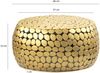 FINEBUY Couchtisch FB74465 Sofatisch Alu Wohnzimmertisch 66cm Loungetisch Metall Rund (Strukturierte Metalloberfläche mit moderner Wirkung), Kompakte Tischform für stilvolle Wohnbereiche Bild 3