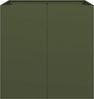 vidaXL Pflanzgefäß Olivgrün 80x80x80 cm Stahl 860783 Bild 4