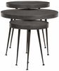vidaXL Couchtisch 3 Stk. Schwarz Holzwerkstoff 373639 Bild 2