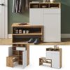 Schuhschrank Selena Braun 124.5 x 102 cm Vicco Bild 2