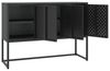vidaXL Sideboard Schwarz 105 x 35 x 75 cm Stahl Bild 5
