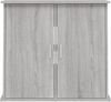 vidaXL Aquariumständer Grau Sonoma 81x36x73 cm Holzwerkstoff 833629 Bild 5