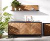 Sideboard Famke 145 cm Mango Teak 3 Türen Bild 2
