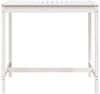 vidaXL Gartentisch Weiß 121x82,5x110 cm Massivholz Kiefer 824089 Bild 4