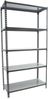 Simon Rack Schwerlastregal, 1800 x 900 x 400 mm, Bis 180 kg Belastbar, 5 Verstellbare Ablagen, Kellerregal, Lagerregal, Anthrazit/Verzinkt - Simonclick Bild 1