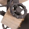 Wandstrahler, Eichenholz, Metall anthrazit, H 17 cm, GEARWOOD Bild 5