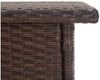 vidaXL Beistelltisch Braun 50x50x47 cm Poly Rattan 46251 Bild 2