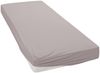 Janine Mako Jersey Spannbetttuch Bettlaken 140-160x200 cm OVP 5007 28 platin Bild 2