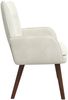vidaXL 2-Sitzer Sofa Creme 115 x 61 x 87 cm Samt (V) 42028920 Bild 5