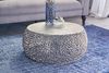 LebensWohnArt Couchtisch Extravaganter Couchtisch RIXOS ca. 73cm silber Metall Handarbeit Bild 3