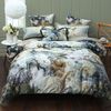 Beddinghouse Satin Bettwäsche 135x200 Polly multi Flowerpower Blüten Rosen grau grün Bild 3
